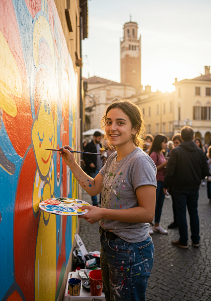 LoveStory, Romance, ArtAndLove, CreativeJourney, FriendshipToLove, HeartfeltConnection, OvercomingChallenges, Passion, Verona, ArtExhibition, LongDistanceLove, PromiseOfLove, Whispers of the Heart,
