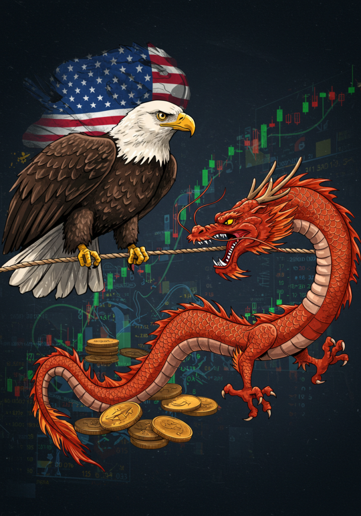 Economic War, US-China Relations, Trade War, Global Economy, Geopolitics, Technology Competition, Supply Chain, Tariffs, International Trade, Market Impact, Bilateral Relations, Economic Policy, Investment, Manufacturing, Inflation, Global Trade, Economic Tensions, Future of Trade, China-US Conflict, World Economy,