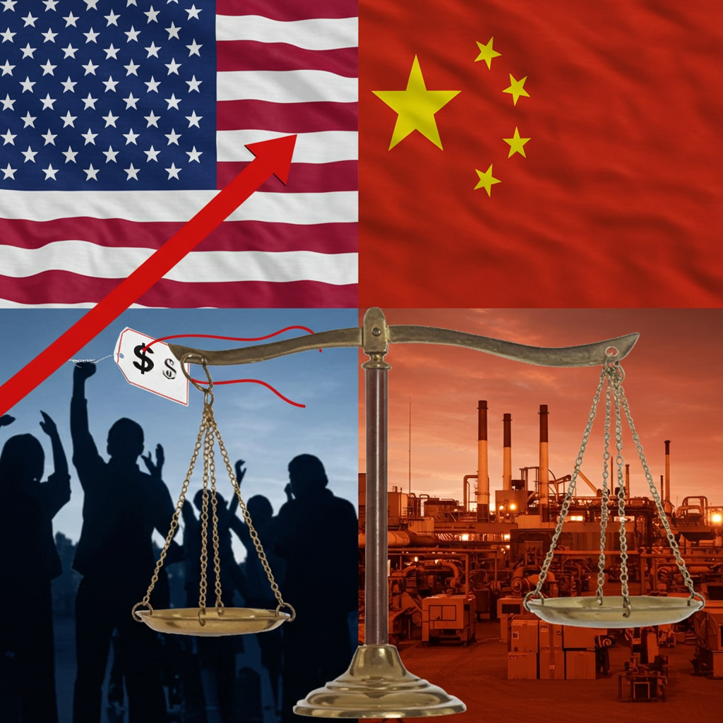 tariffs, US-China trade, economic policy, consumer impact, global trade, supply chains, trade relations, economic resilience, political economy, international trade, import taxes, manufacturing, consumer prices, trade negotiations, economic growth, protectionism, market dynamics, trade agreements, global economy, economic analysis,