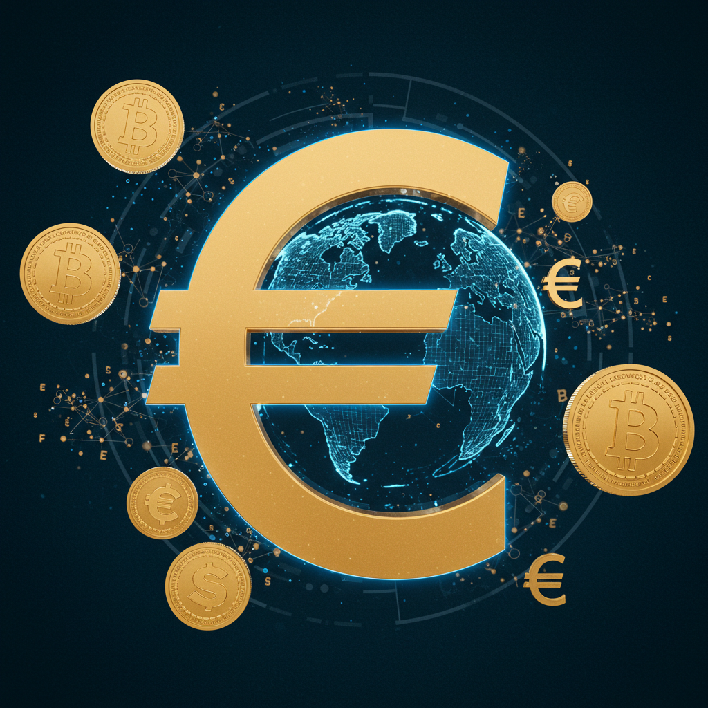Euro, US Dollar, Reserve Currency, Global Finance, Currency Exchange, European Union, Geopolitics, Economic Stability, International Trade, Digital Currency, Central Bank Digital Currency, Bretton Woods, Globalization, Monetary Policy, Financial Markets,