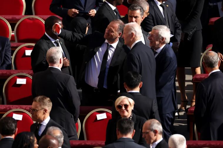 Joe Biden’s ‘Inappropriate’ Actions at Pope Francis’ Funeral Spark Controversy