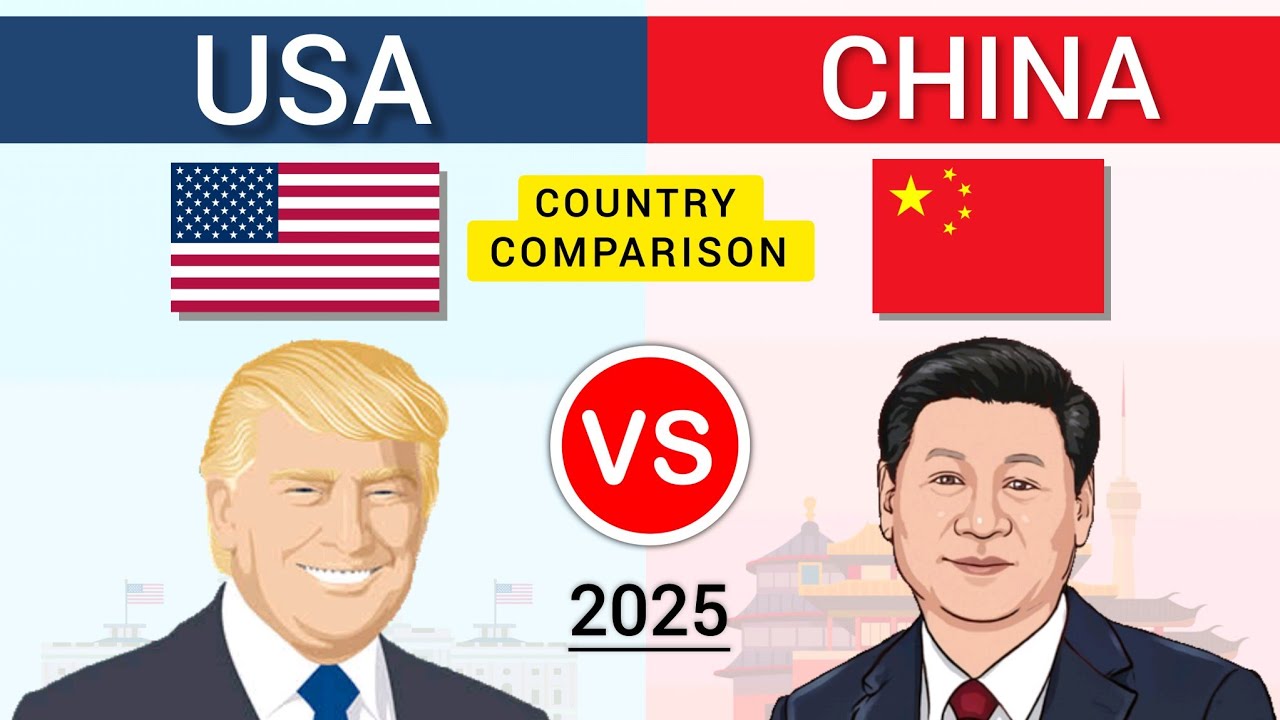 China vs. USA: A Comprehensive Country Comparison in 2025