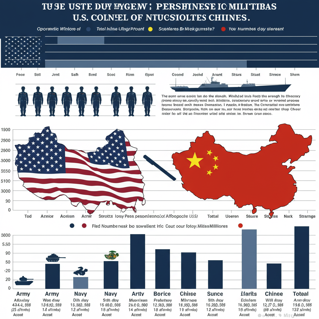 Military Power, USA Military, China Military, Military Comparison, Defense Technology, Naval Power, Air Power, Strategic Alliances, Geopolitics, Indo-Pacific Security, Military Personnel, Global Security, Artificial Intelligence in Warfare, Military Strategy, Belt and Road Initiative,
