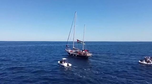 Gaza Flotilla, Madleen, Greta Thunberg, Humanitarian Aid, Naval Blockade, International Law, Freedom Flotilla Coalition, Israel, Palestine, Human Rights, Aid Mission, Crew Detention, Ashdod Port