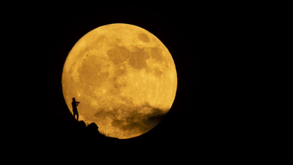 Moon, Strawberry Moon, June 2025, Low Moon, Astronomy, Celestial Event, Full Moon, Summer Solstice, Moonrise, Moonset, Stargazing, Photography, Vancouver, H.R. MacMillan Space Centre, Dr. Evelyn Reed, Indigenous Culture, Squamish Nation, Mary Two-Rivers,