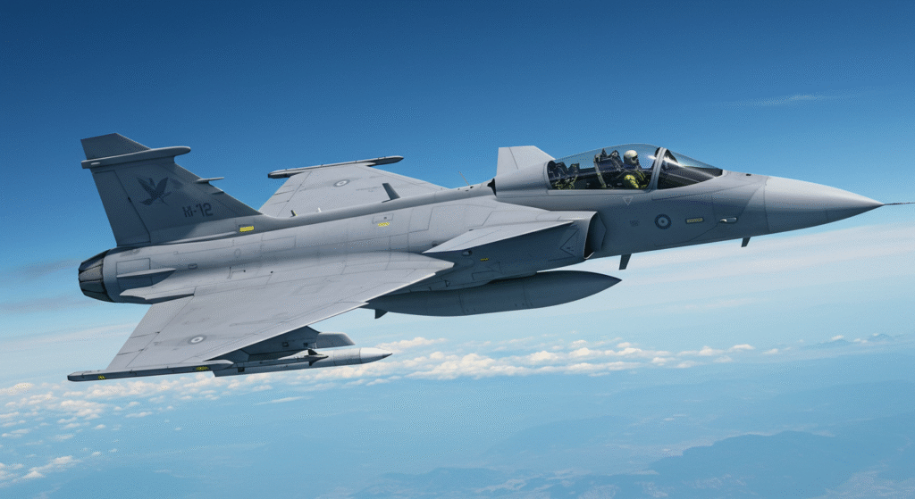Saab Gripen, JAS 39E, JAS 39F, Gripen NG, Next Generation Fighter, Multirole Fighter, AESA Radar, IRST, Wide Area Display, Electronic Warfare, Modular Avionics, GE F414G Engine, Brazilian Air Force, Swedish Air Force,
