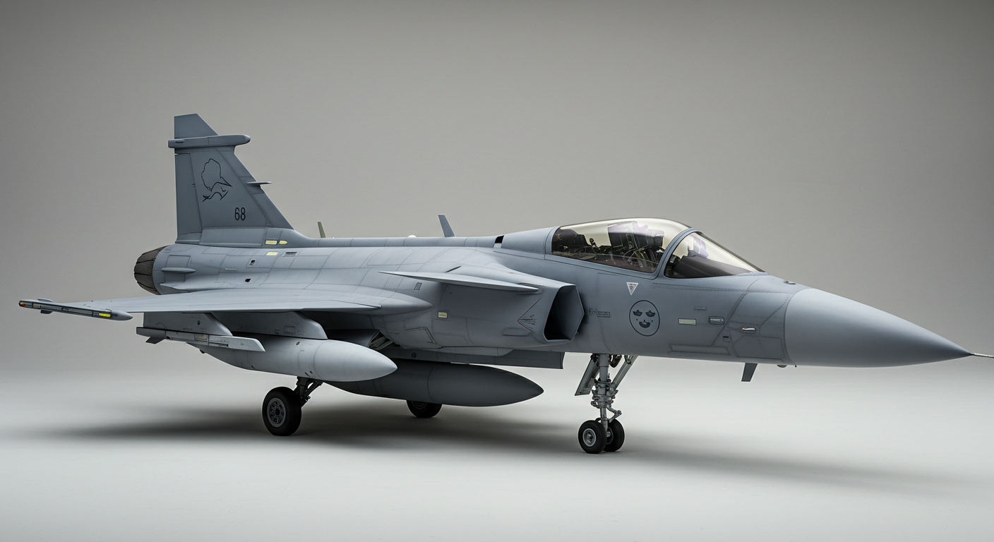 The Future Takes Flight: Unveiling the Gripen E/F (JAS 39E/F)