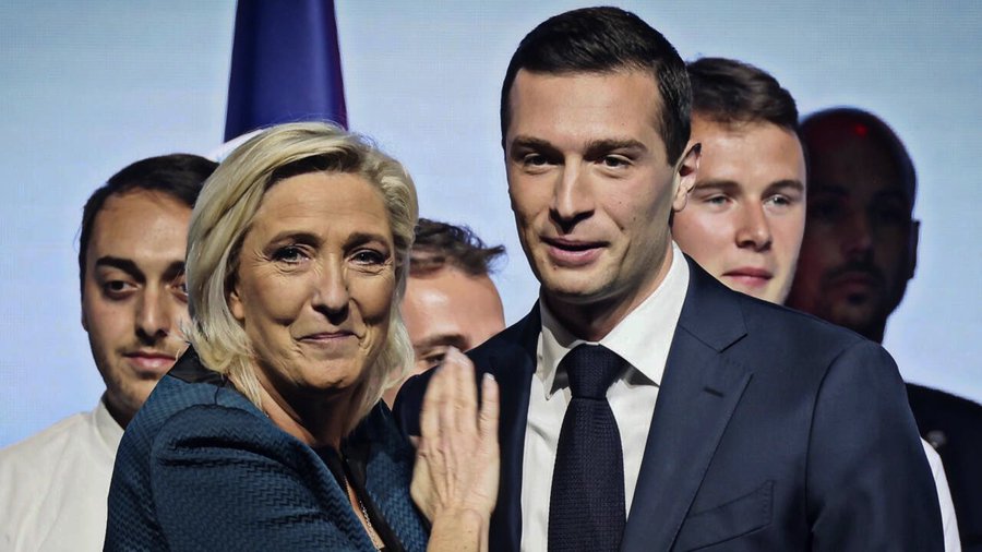 Le Pen’s RN Party Breaks Record, Leads Macron by 18%