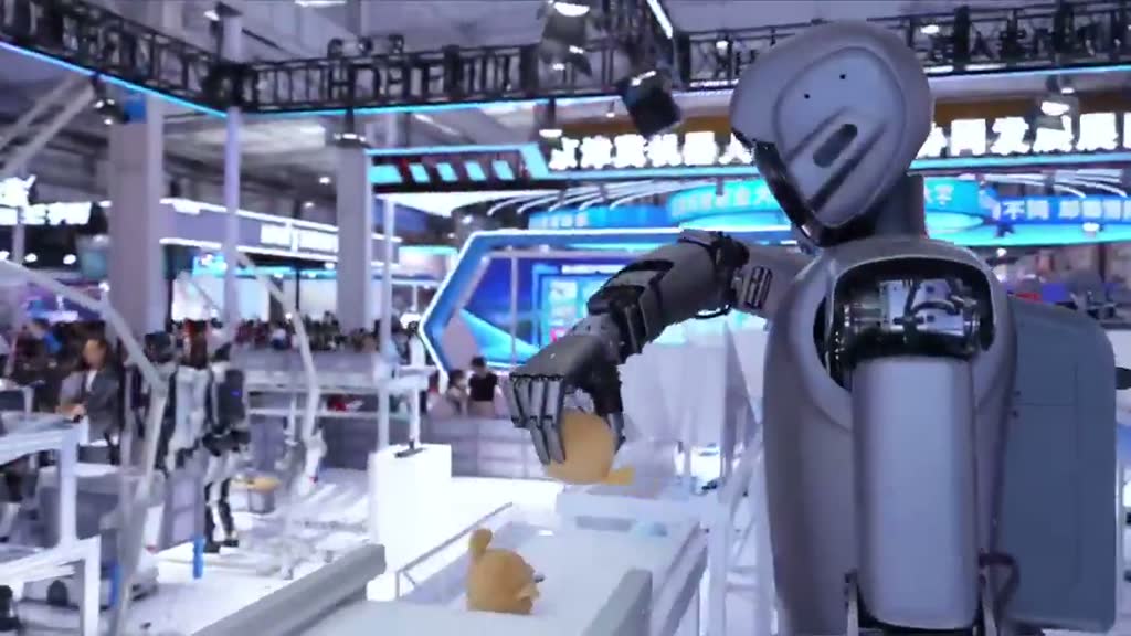 China Unveils Advanced Humanoid Robot With Incredible Skills 2 humanoid robots, artificial intelligence, robotics, China technology, advanced robotics, AI applications, future of work, technological advancements, robotics research,