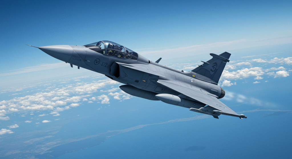 Saab Gripen, JAS 39A, JAS 39B, Swedish Air Force, Fighter Aircraft, Multirole Fighter, Cold War Aircraft, Aviation History, Canard-Delta, Fly-by-Wire