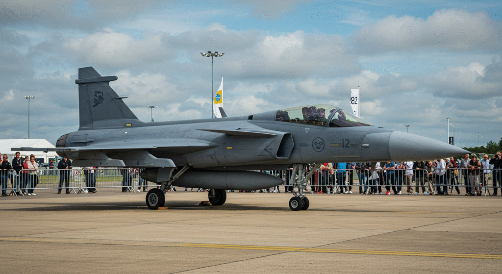 Saab Gripen, JAS 39E, JAS 39F, Gripen NG, Next Generation Fighter, Multirole Fighter, AESA Radar, IRST, Wide Area Display, Electronic Warfare, Modular Avionics, GE F414G Engine, Brazilian Air Force, Swedish Air Force,