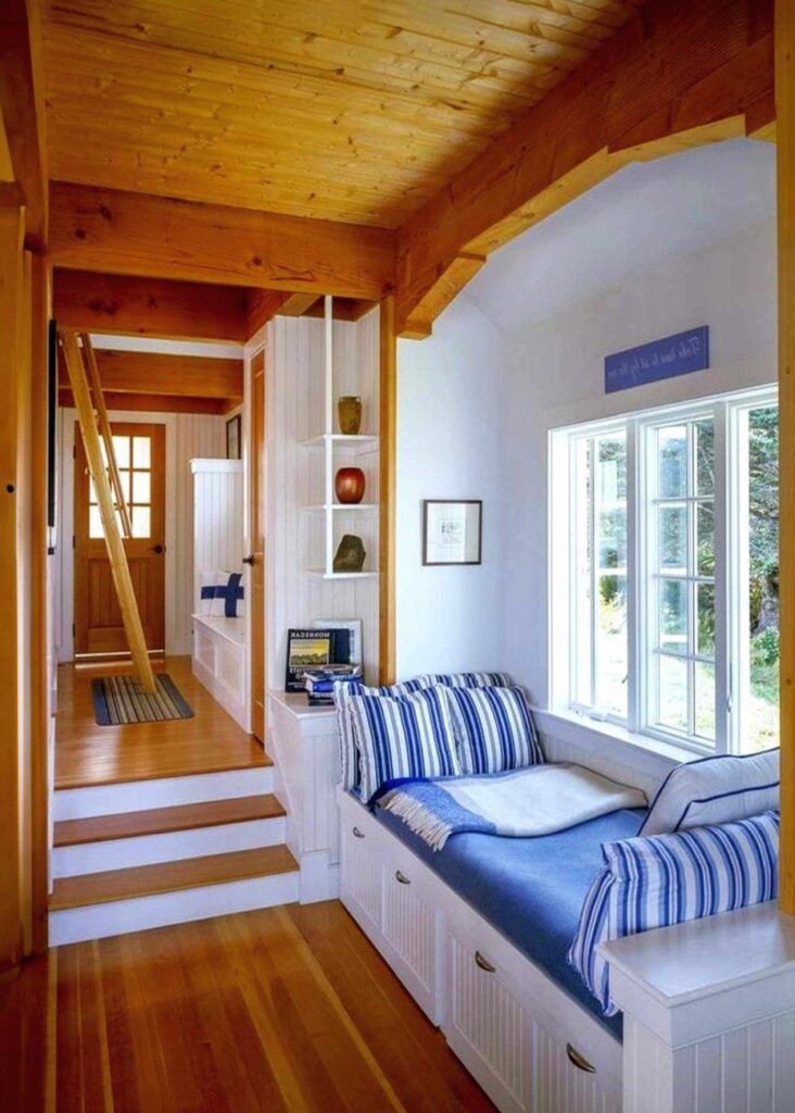 Small Space, Big Style: A Tiny House That Feels Like a Castle 6 Tiny house, tiny home design, small space living, minimalist lifestyle, loft design, home decor, interior design, small homes, compact living, tiny house tour, decluttering, sustainable living, clever design,