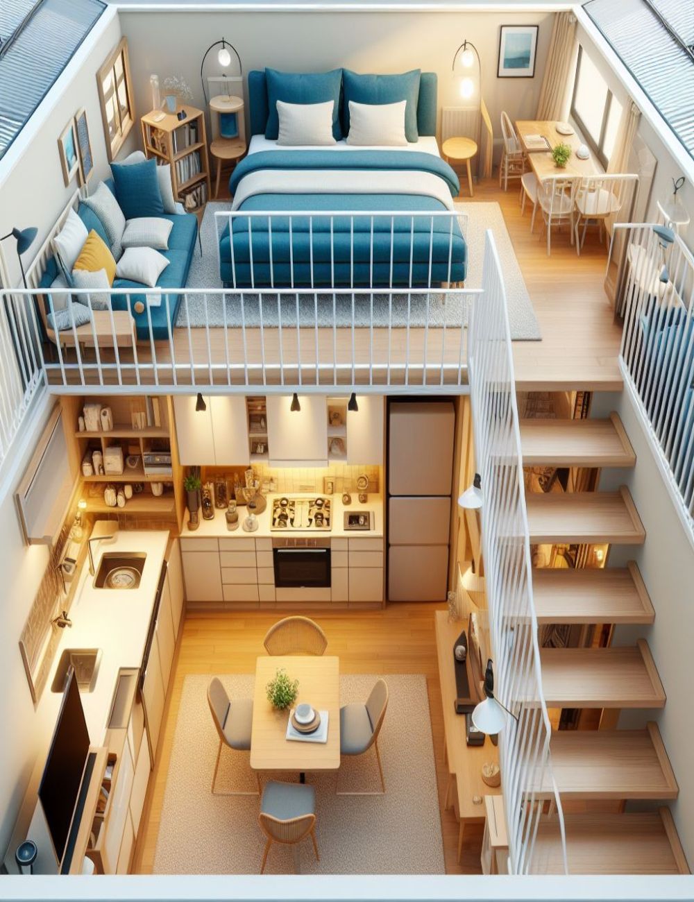 Tiny house, tiny home design, small space living, minimalist lifestyle, loft design, home decor, interior design, small homes, compact living, tiny house tour, decluttering, sustainable living, clever design,